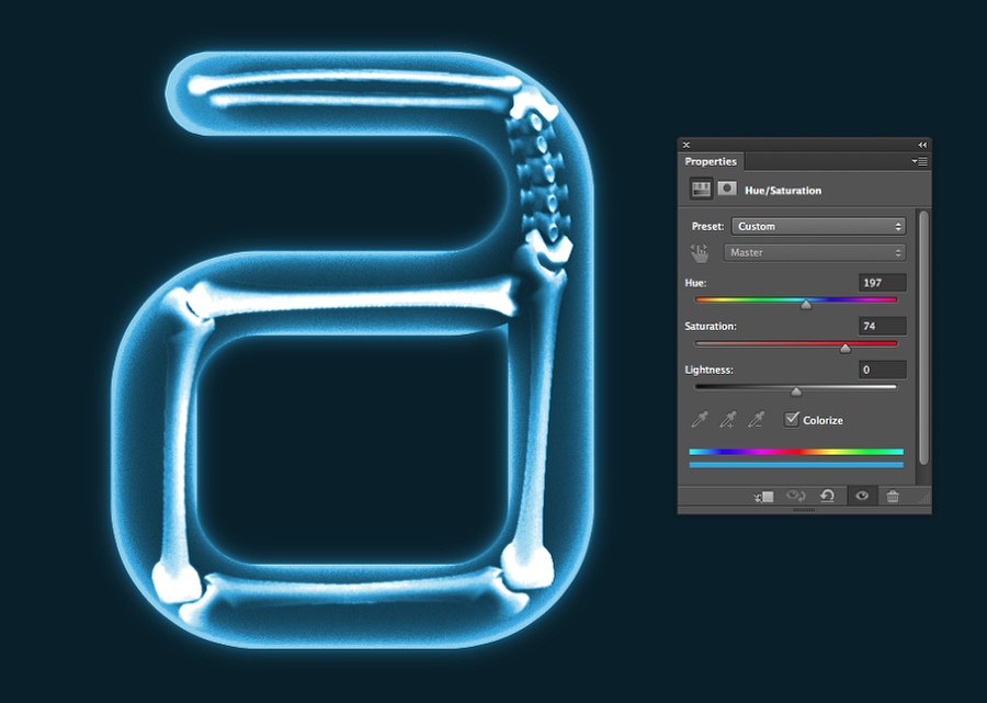 X-Ray Typography in Photoshop