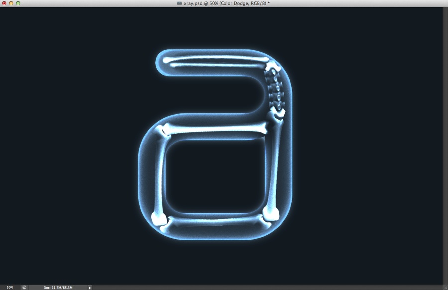X-Ray Typography in Photoshop