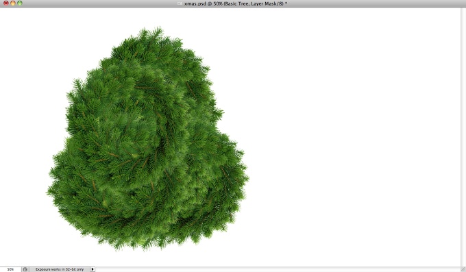 Xmas Tree Typography in Photoshop