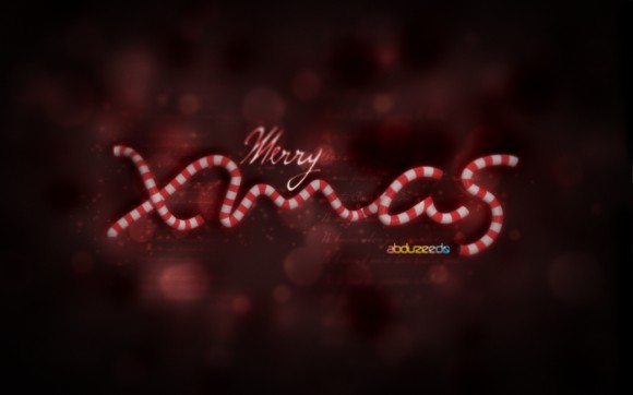 Xmas Wallpaper in Cinema 4D and Photoshop