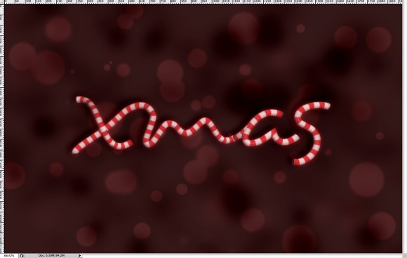 Xmas Wallpaper in Cinema 4D and Photoshop