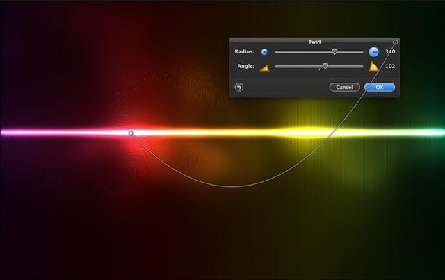 Creating a Colorful Light Effect with Pixelmator