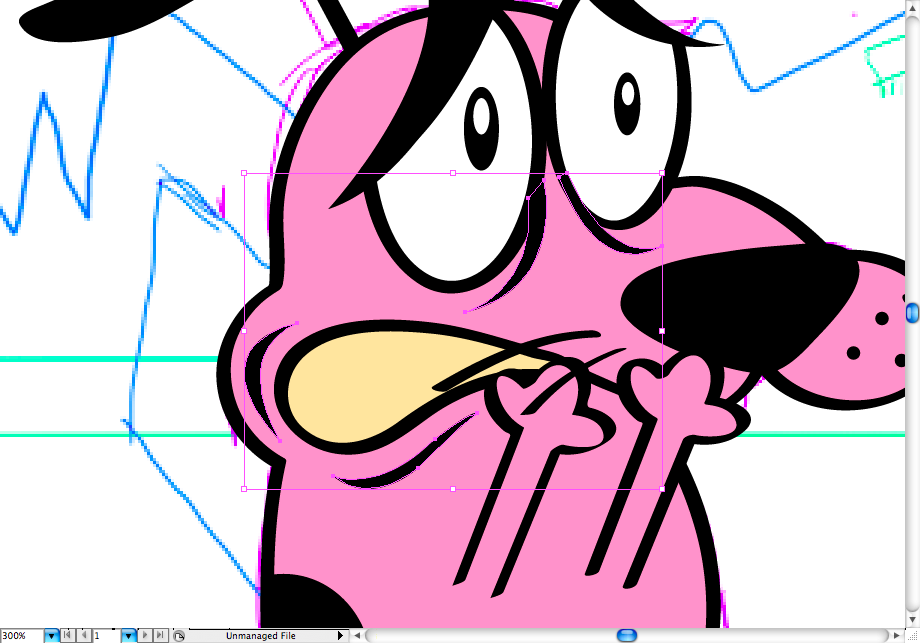 Coraje, el perro cobarde. ¡Adobe Ilustrator! Coraje, el perro cobarde. ¡Adobe Ilustrator!