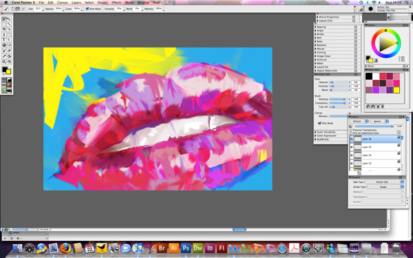 Fantastic Digital Painting Image in Photoshop and Corel Painter