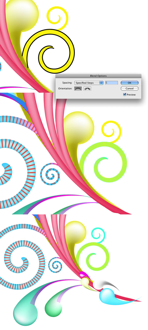 Swirl Mania in Illustrator & Photoshop