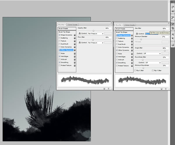 Reader Tutorial: Mixing Brushes and Layers in Photoshop by Josh Overton