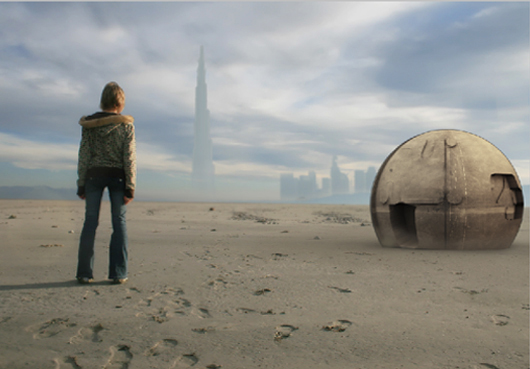 Planet X Matte Painting in Photoshop by Santosh