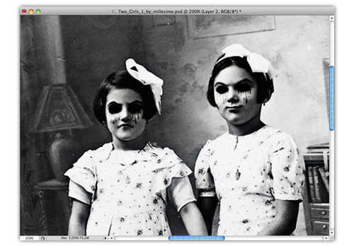 Reader Photoshop Tutorial: Sisters by Marcos Torres