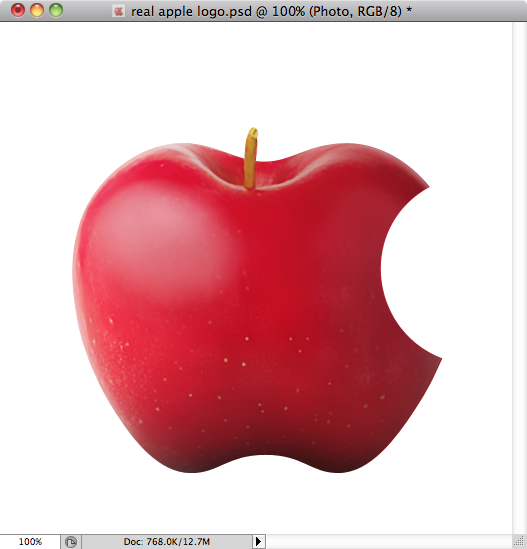 Real Apple Logo in Photoshop