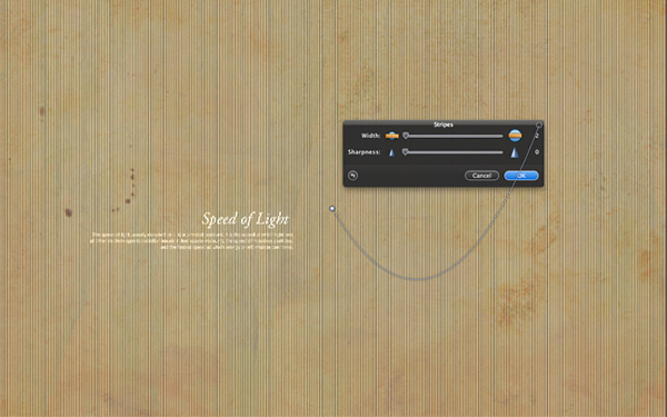 Speed of Light Effect in Pixelmator