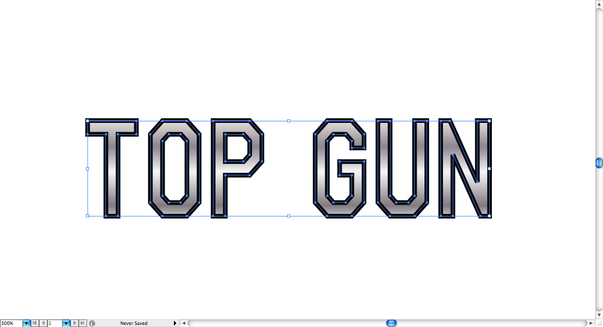 Create A Top Gun Badge On Illustrator