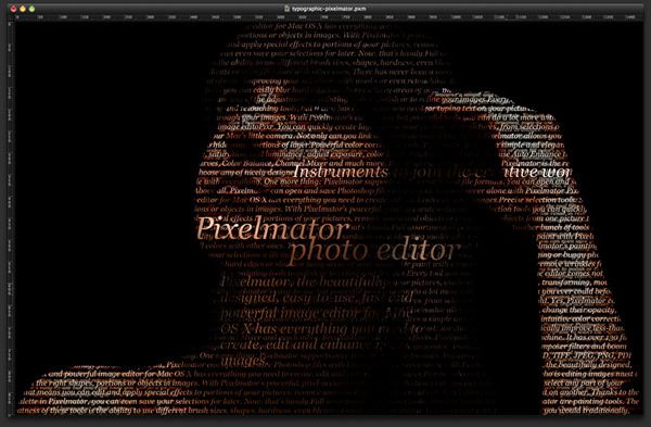 Creating a Typographic Portrait in Pixelmator