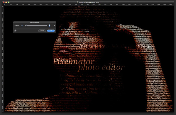 Creating a Typographic Portrait in Pixelmator