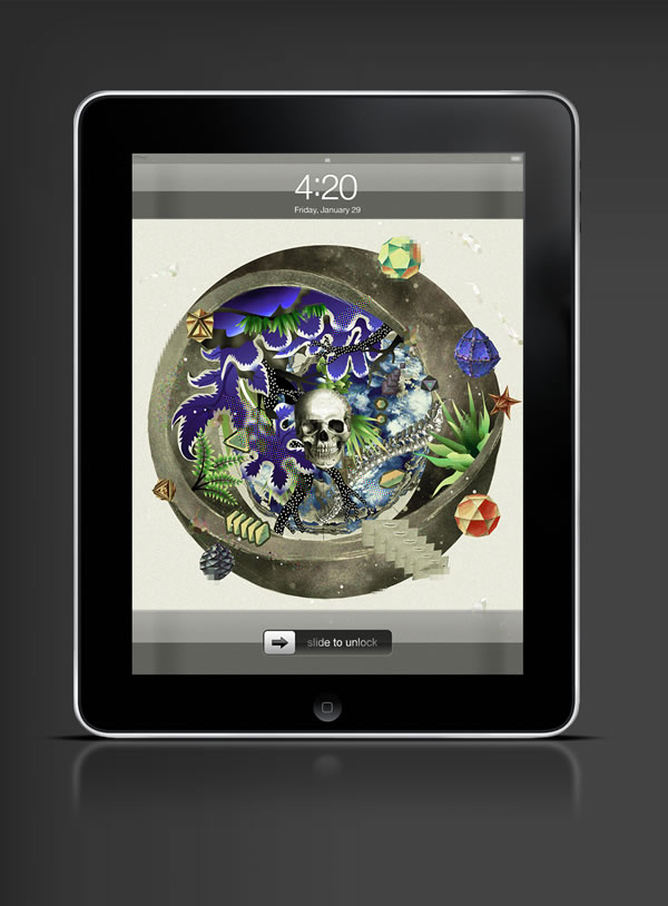 Abduzeedo's iPad wallpaper of the week by  Ee Venn Soh
