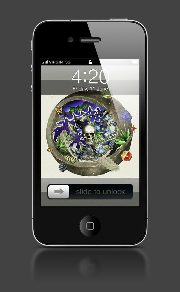 Abduzeedo's iPhone wallpaper of the week by Ee Venn Soh