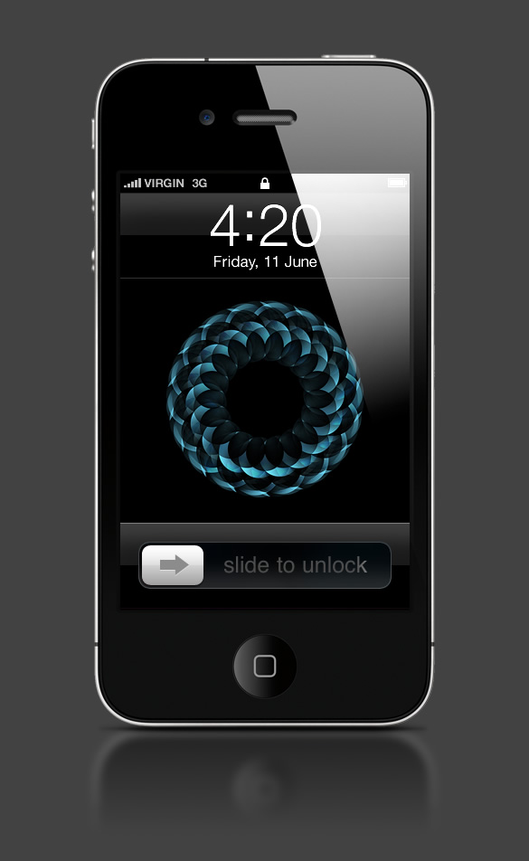 Abduzeedo's iPhone wallpaper of the week by Mike Speero