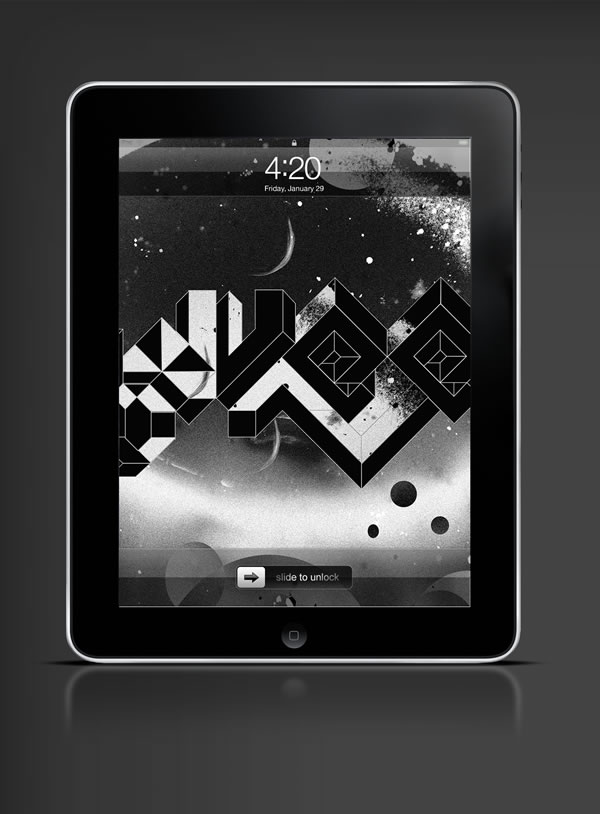 Abduzeedo's iPad wallpaper of the week by  Mago