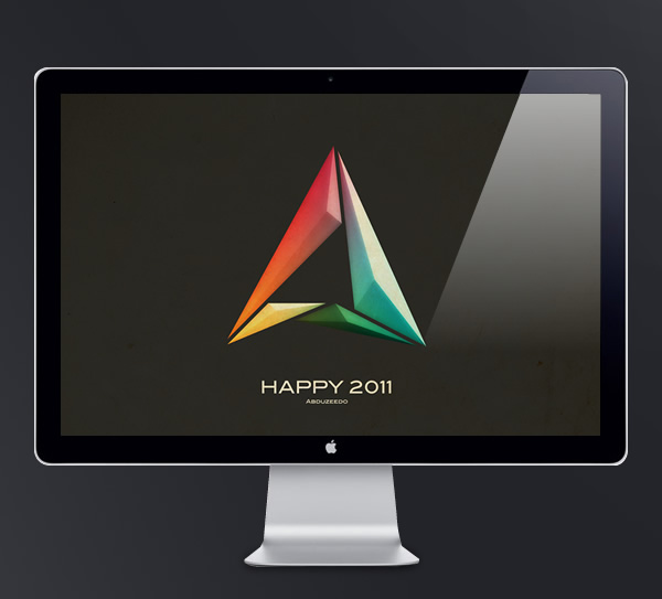 Abduzeedo's wallpaper of the week - Happy 2011