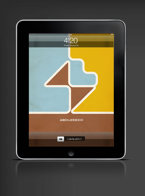 Abduzeedo's iPad wallpaper of the week by Abduzeedo
