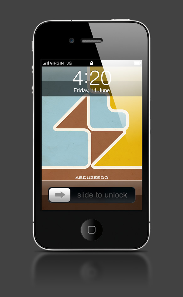 Abduzeedo's iPhone wallpaper of the week by Abduzeedo