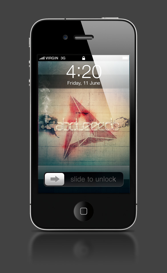 Abduzeedo's iPhone wallpaper of the week by Adam Spizak