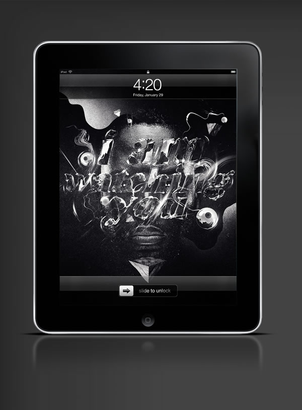 Abduzeedo's iPad wallpaper of the week by François Leroy