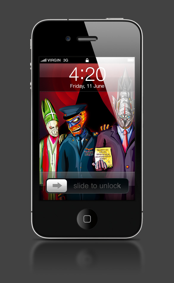 Abduzeedo's iPhone wallpaper of the week by  Matei Apostolescu