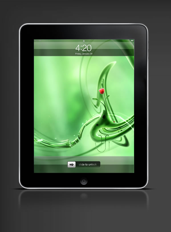 Abduzeedo's iPad wallpaper of the week by Richard Roberts