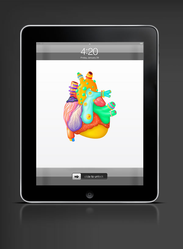 Abduzeedo's iPad wallpaper of the week by Karan Singh