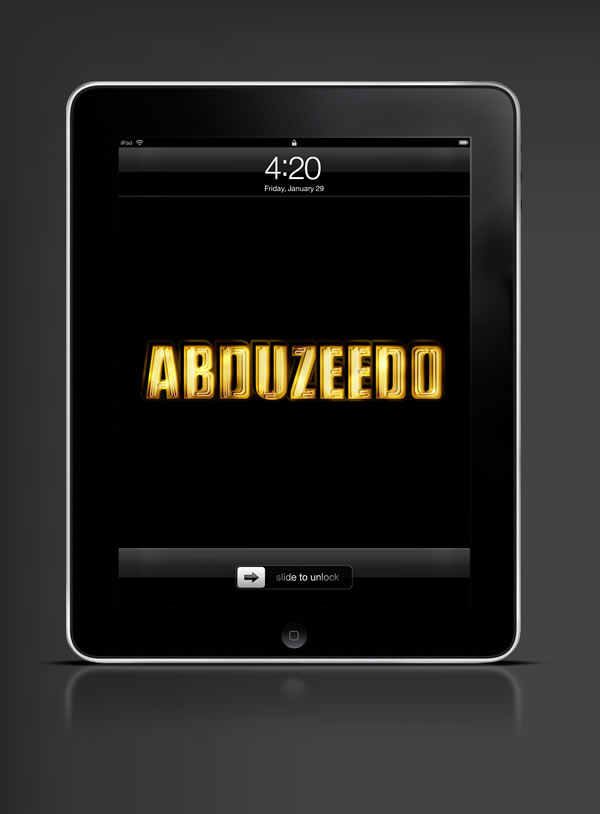 Abduzeedo's iPad wallpaper of the week by Abduzeedo