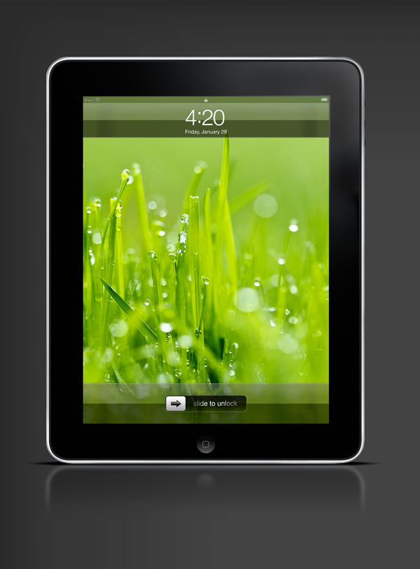 Abduzeedo's iPad wallpaper of the week by Everaldo Coelho