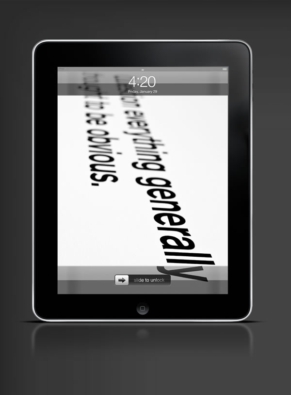 Abduzeedo's iPad wallpaper of the week by Abduzeedo