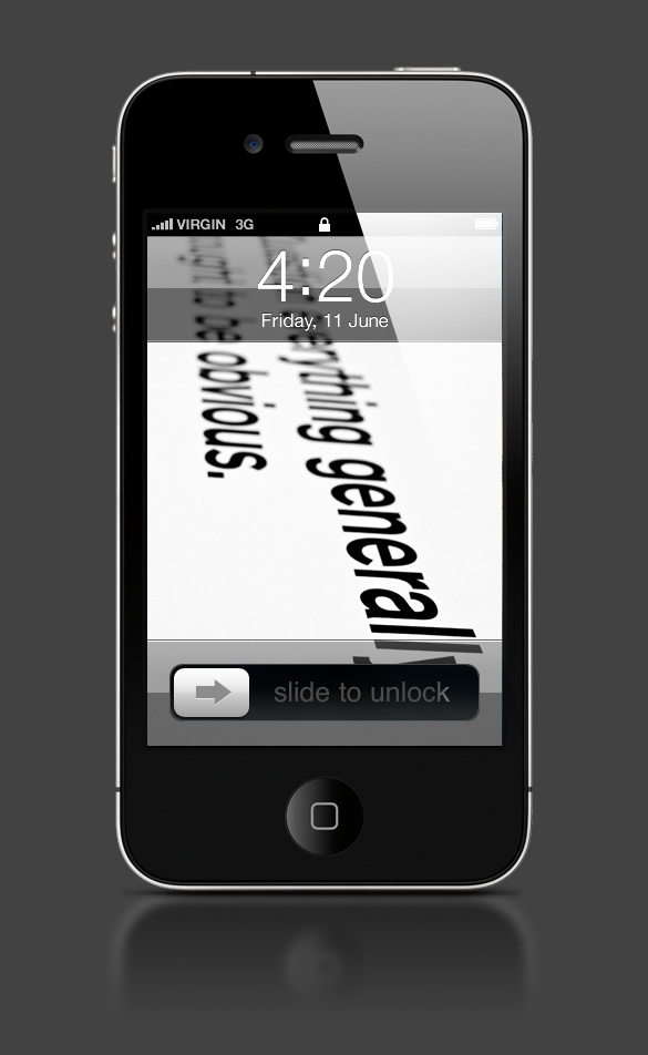 Abduzeedo's iPhone wallpaper of the week by Abduzeedo