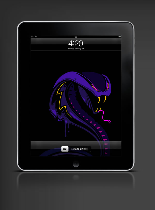 Abduzeedo's iPad wallpaper of the week by Genaro DeSia Coppola