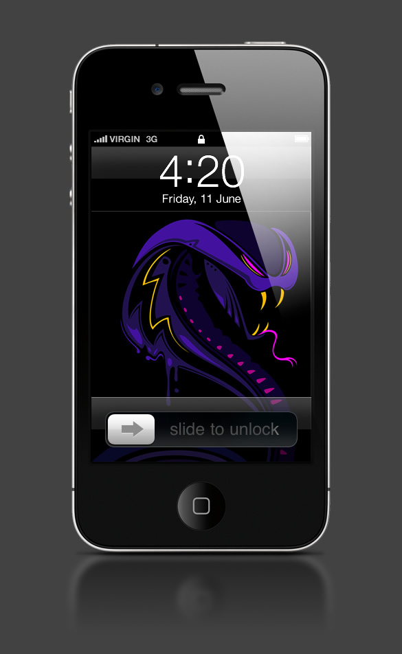 Abduzeedo's iPhone wallpaper of the week by Genaro DeSia Coppola