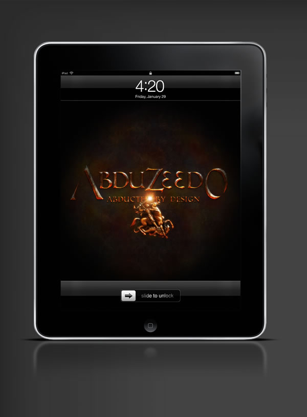 Abduzeedo's iPad wallpaper of the week by  
