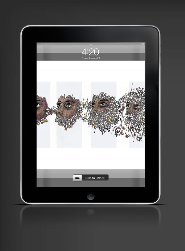 Abduzeedo's iPad wallpaper of the week by Saad Moosajee 
