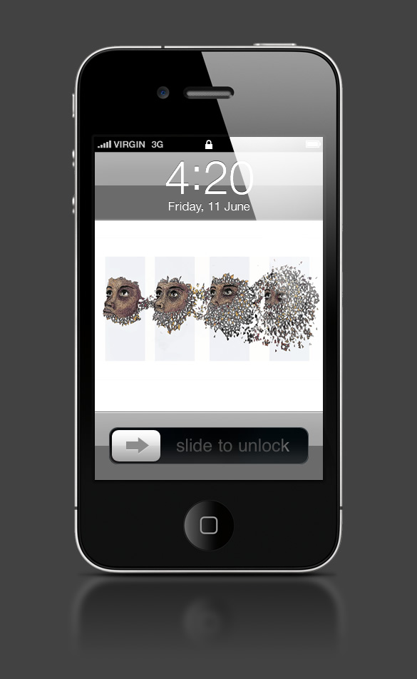 Abduzeedo's iPhone wallpaper of the week by Saad Moosajee