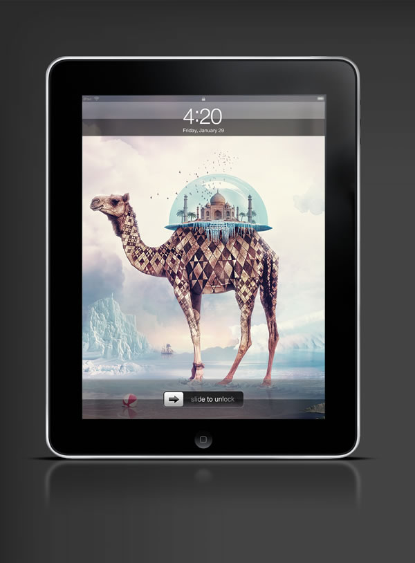 Abduzeedo's iPad wallpaper of the week by Anthony Harmon