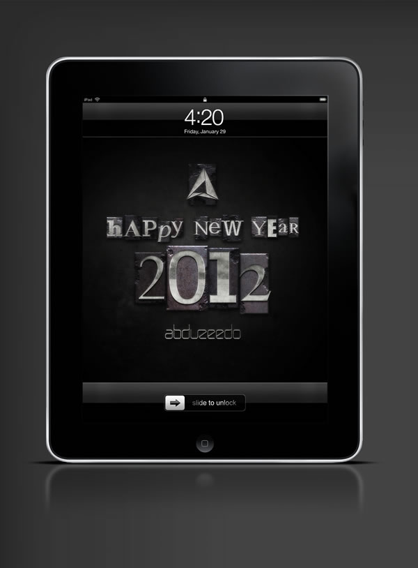 Abduzeedo's iPad wallpaper of the week by Abduzeedo