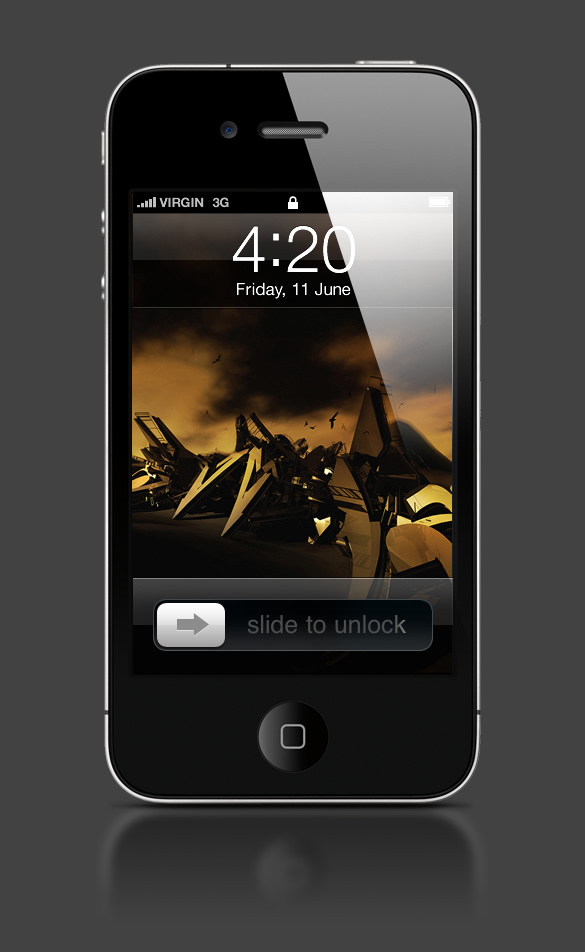 Abduzeedo's iPhone wallpaper of the week by Jeff Huang