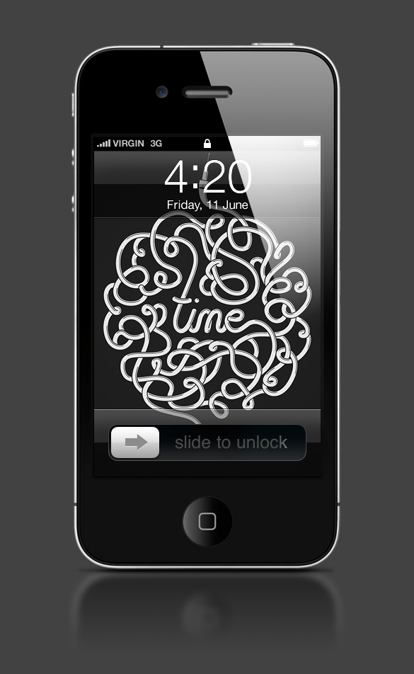 Abduzeedo's iPhone wallpaper of the week by Mike Harrison