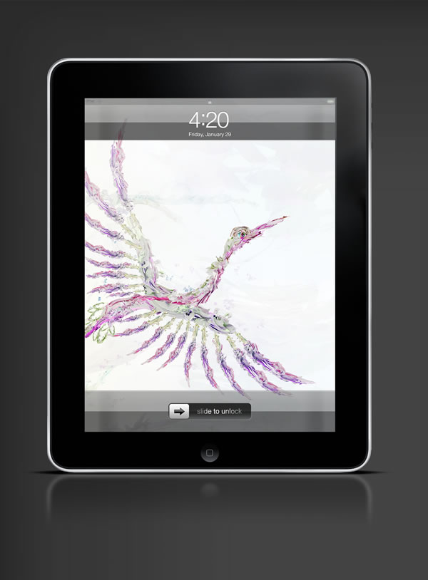 Abduzeedo's iPad wallpaper of the week by  Saad Moosajee