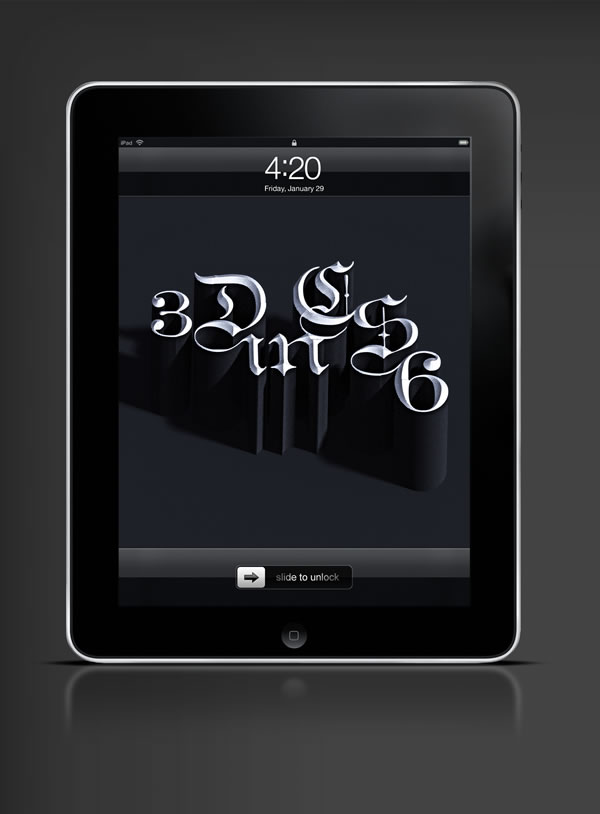 Abduzeedo's iPad wallpaper of the week by  