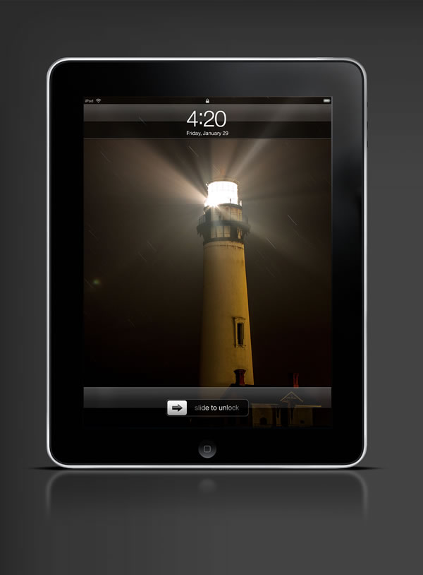 Abduzeedo's iPad wallpaper of the week by Everaldo Coelho