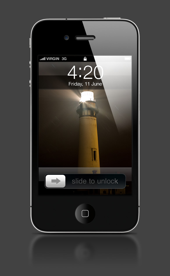 Abduzeedo's iPhone wallpaper of the week by Everaldo Coelho