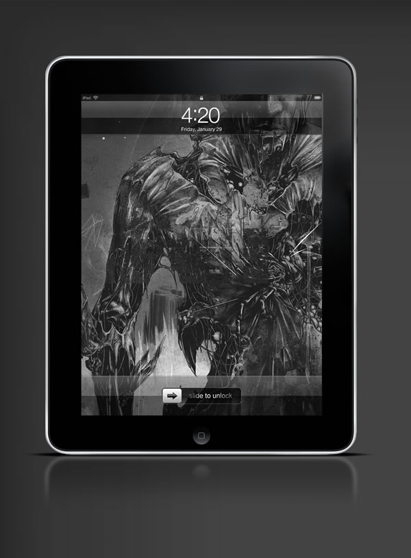 Abduzeedo's iPad wallpaper of the week by Tarin Yuangtrakul
