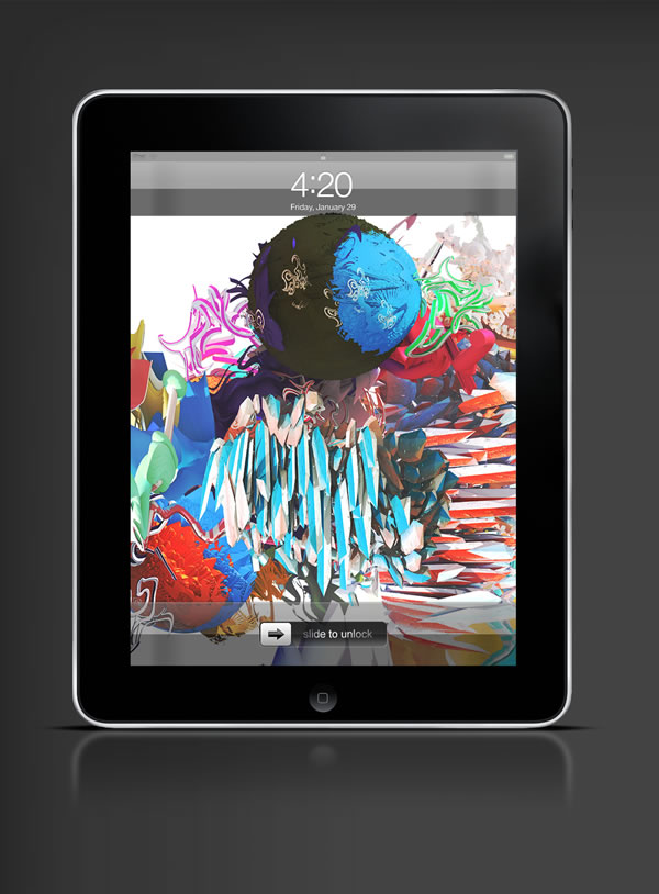 Abduzeedo's iPad wallpaper of the week by Saad Moosajee