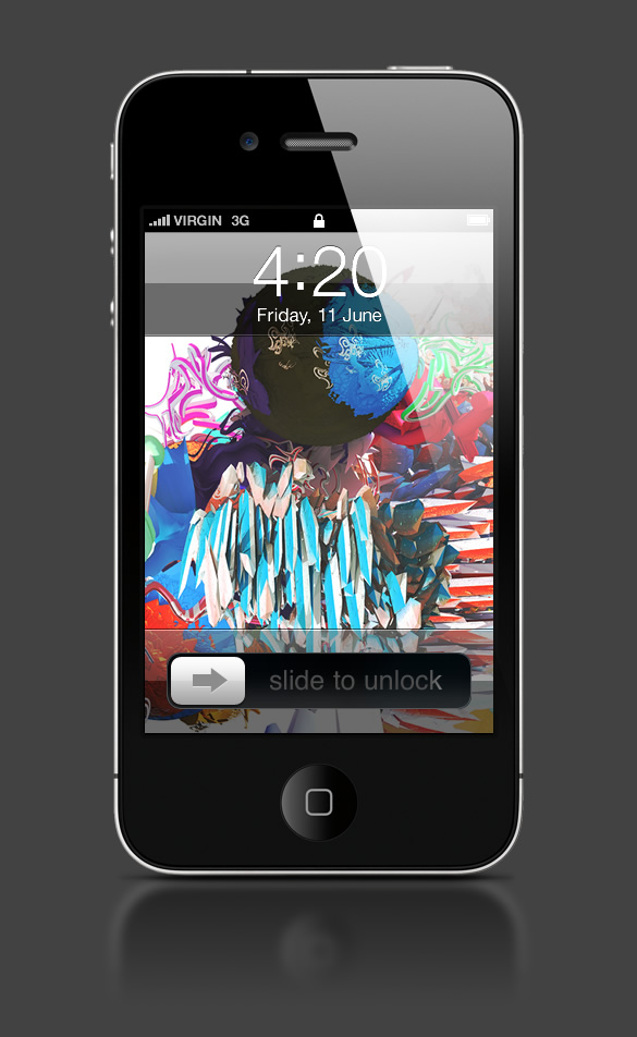 Abduzeedo's iPhone wallpaper of the week by Saad Moosajee