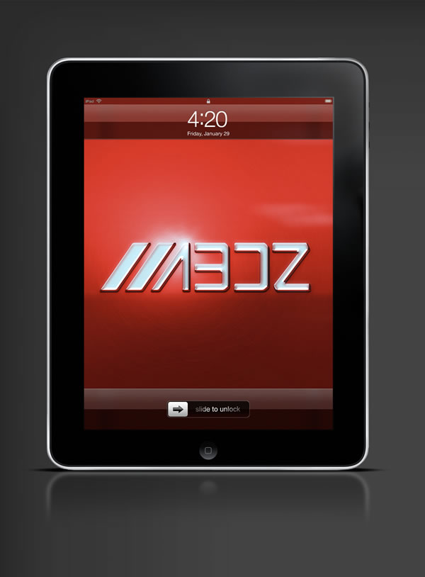 Abduzeedo's iPad wallpaper of the week
